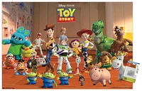 Disney Pixar Toy Story 4 - Collage Wall Poster, 22.375" x 34" Framed