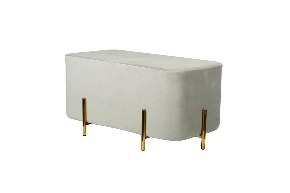 Sylvie Ottoman, Grey