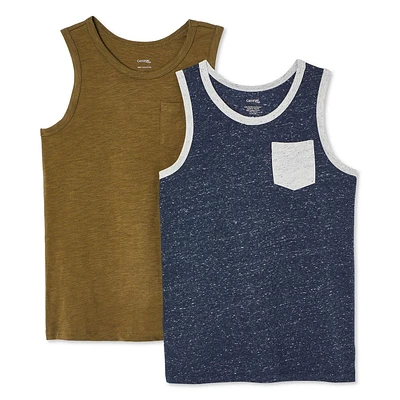 Lot de 2 débardeurs George pour garçons Tailles TP–TG