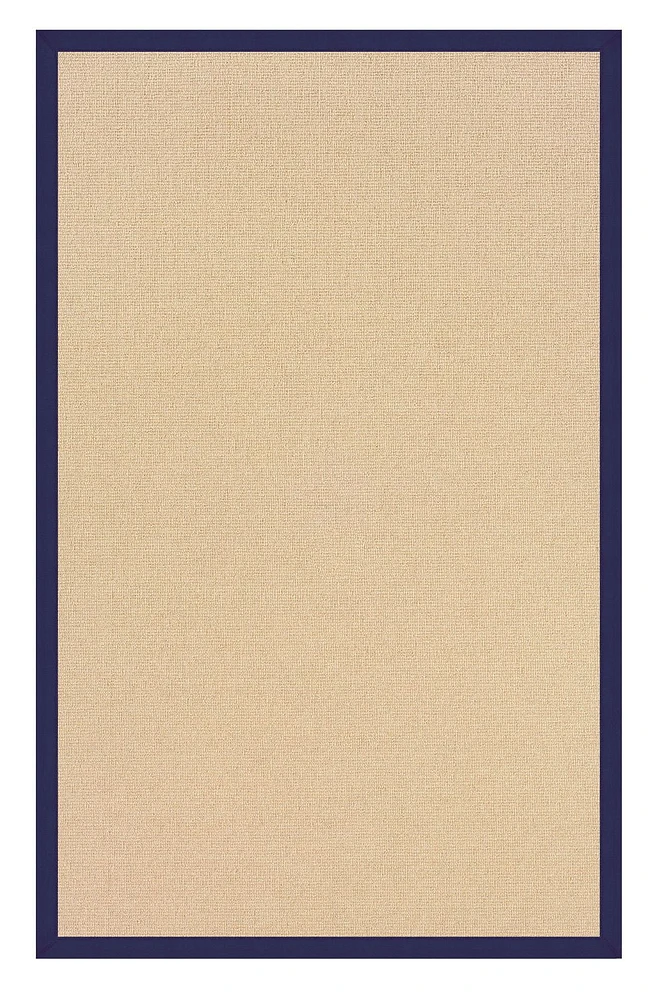 Athena Natural & Blue 5' x 8' Area Rug