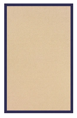 Athena Natural & Blue 5' x 8' Area Rug