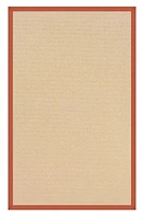 Athena Natural & Burnt Orange 9'10" x 13' Area Rug