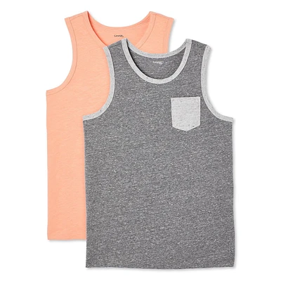 Lot de 2 débardeurs George pour garçons Tailles TP–TG