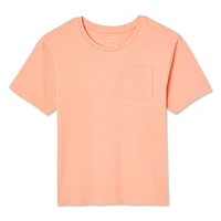 George Girls' Pocket Tee, Sizes XS-XL