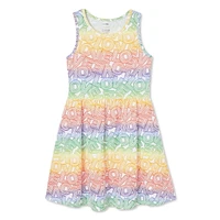 Robe avec imprimé George pour filles Tailles TP–TG