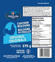 Maple Lodge Farms® Original Chicken Bologna, 375 g