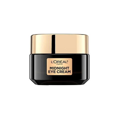 L'Oréal Paris Midnight Eye Opener Eye Cream, with Vitamin E + Antioxidant Recovery Complex, 14g, Midnight Eye Cream, 14g