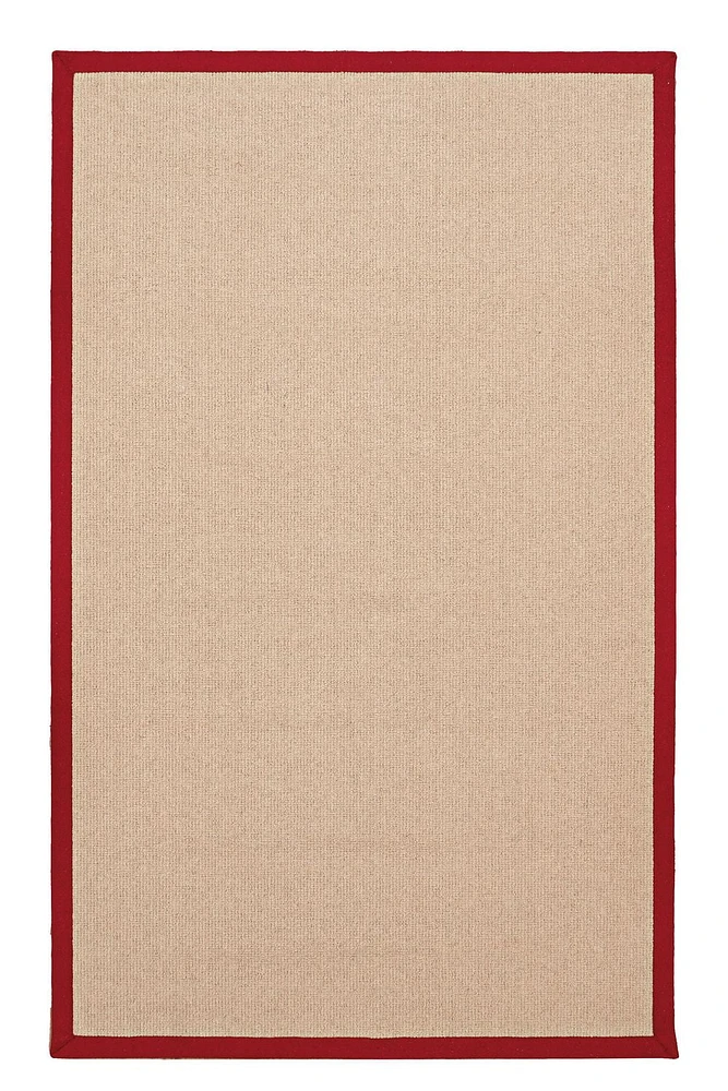 Athena Natural & Red 8' x 10'1" Area Rug