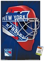 NHL New York Rangers - Mask 16 Wall Poster, 22.375" x 34"