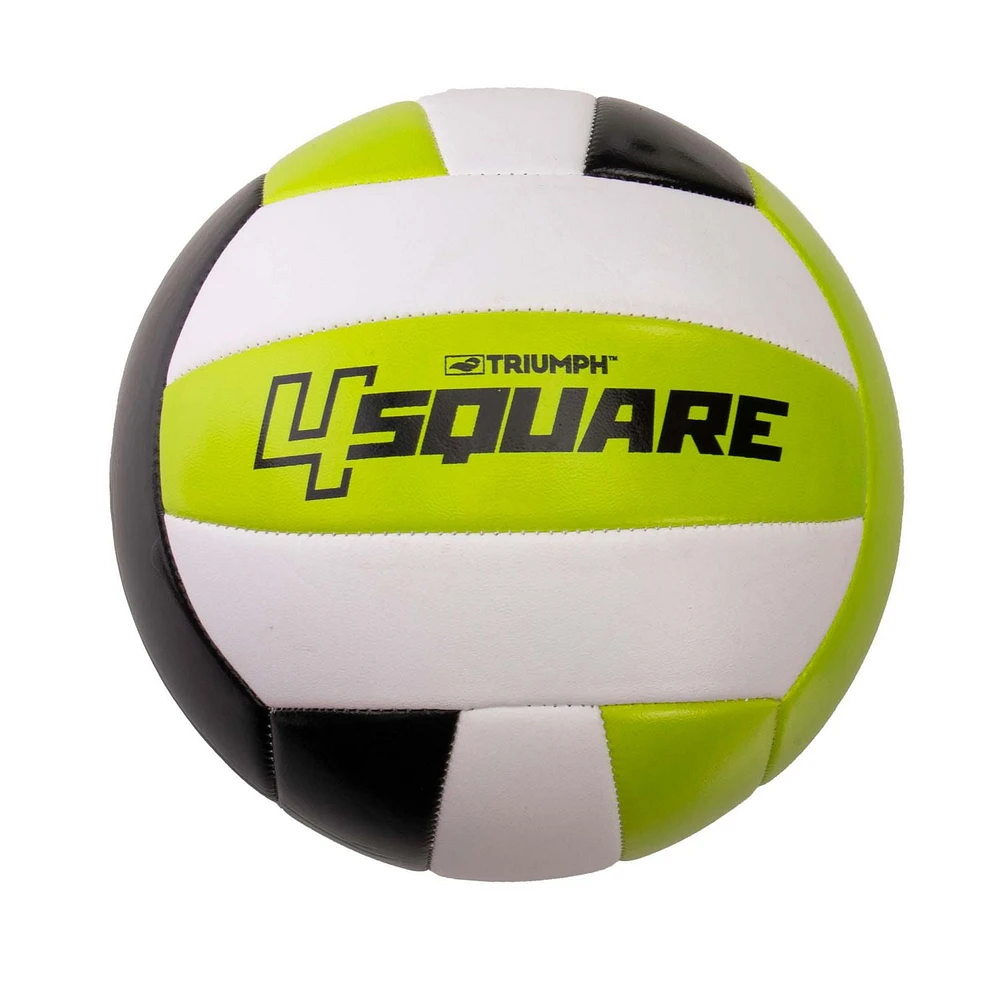 TRIUMPH 4-Square 2-in-1 Volleyball / Badminton Outdoor Game Set