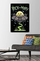 Rick And Morty - Ship Wall Poster, 22.375" x 34" Framed