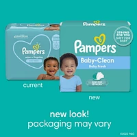 Lingettes pour bébés Pampers Baby-Clean, parfum Baby Fresh, 3X boîtes distributrices, 216 lingettes 216CT