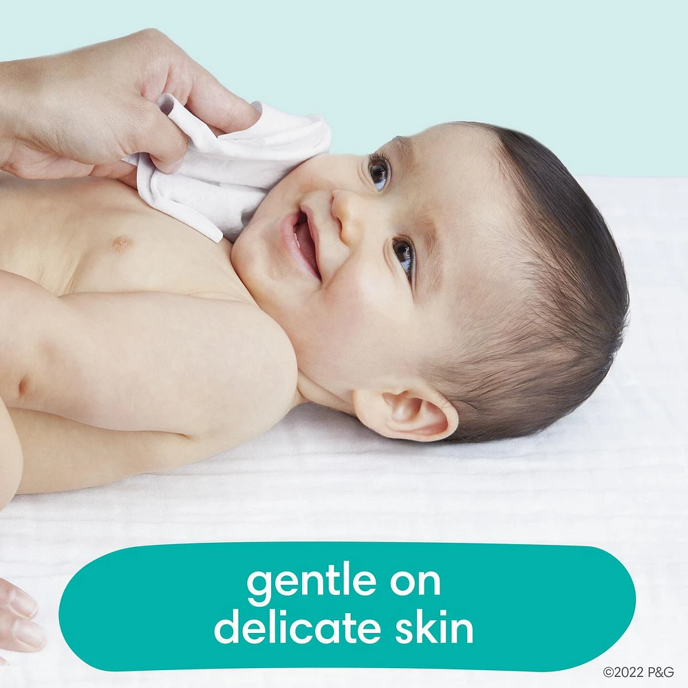 Lingettes pour bébés Pampers Baby-Clean, parfum Baby Fresh, 3X boîtes distributrices, 216 lingettes 216CT