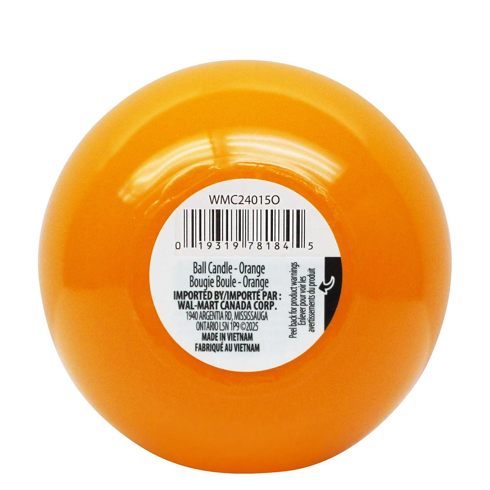 Unscented High Gloss Ball Candle