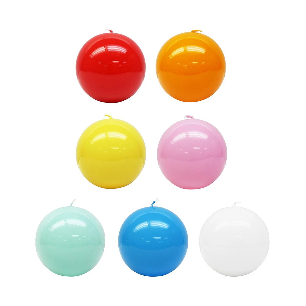 Unscented High Gloss Ball Candle