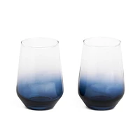 Thyme & Table Stemless Wine Glasses, 2-Piece Set, barware