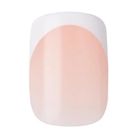 KISS Salon Acrylic - Fake Nails, 28 Count, Medium, French nails at home