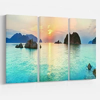 Designart Sunrise Panorama Canvas Wall Art