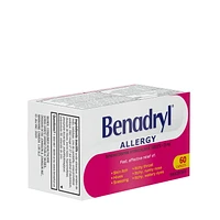 Benadryl Caplets 60 unités