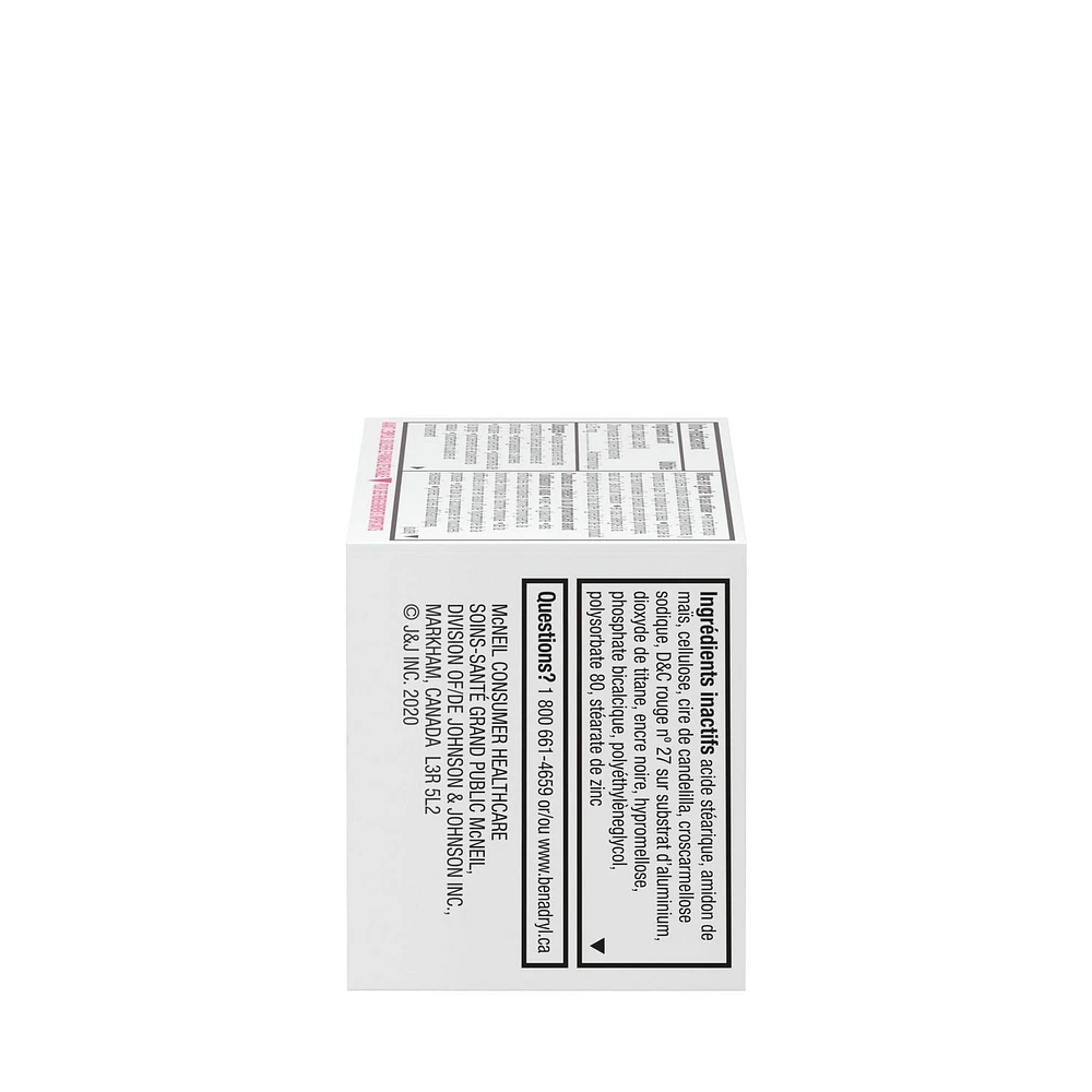Benadryl Caplets 60 unités