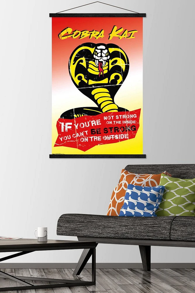 Cobra Kai - Be Strong Wall Poster, 22.375" x 34"