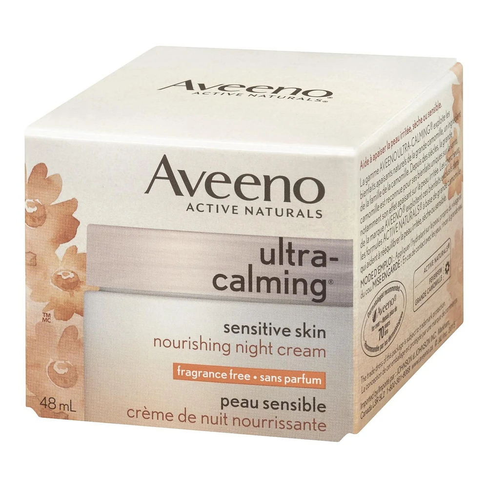 Aveeno Ultra Calming Night Moisturizer for Dry Skin