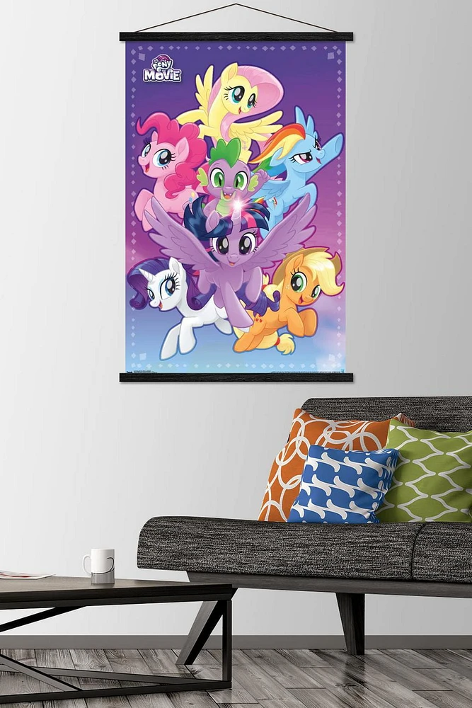 Hasbro My Little Pony Movie - Adventure Wall Poster, 14.725" x 22.375" Framed