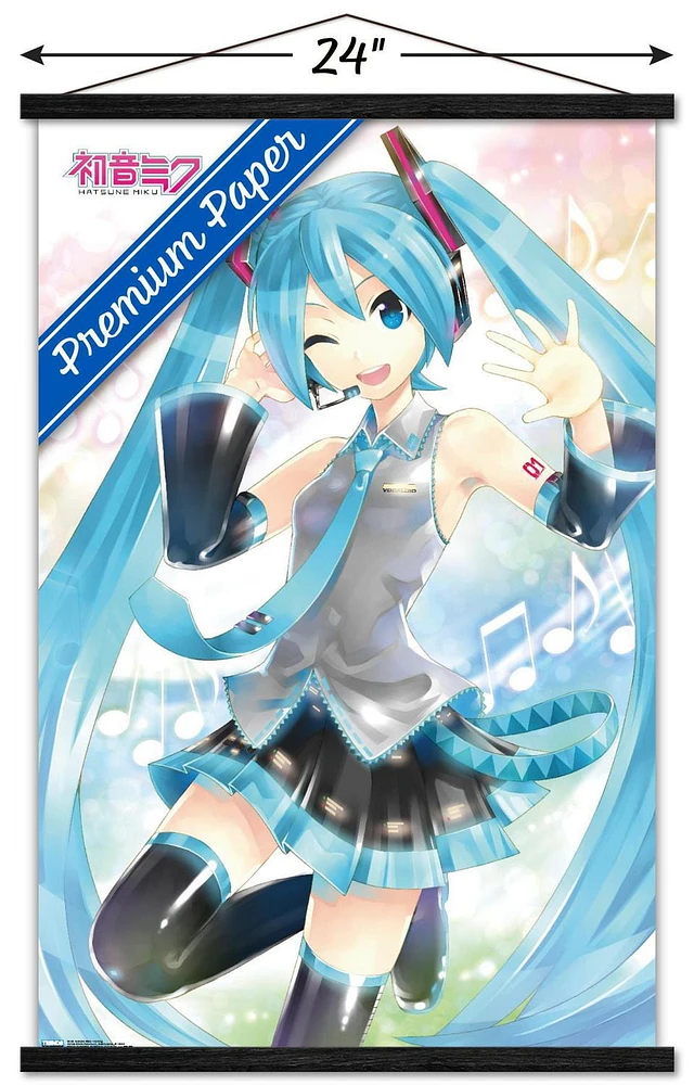 Hatsune Miku - Waving Wall Poster, 22.375" x 34"