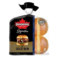 Dempster's® Signature The Gold Burger Buns, Pack of 8; 520 g
