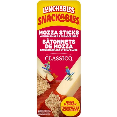 Lunchables Snackables Processed Cheese Product, Marinara Sauce, Breadcrumbs 59.5 g Tray, Lunchables Snackables