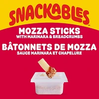 Bâtonnets Snackables Au Produit De Fromage Mozzarella Fondu, Sauce Marinara, Chapelure, Barquette De 59, 5 G Lunchables Snackables