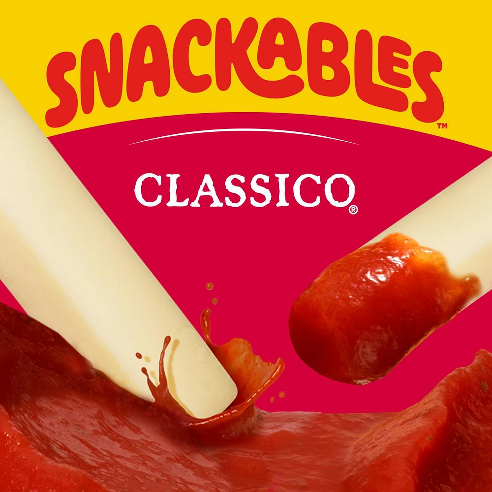 Bâtonnets Snackables Au Produit De Fromage Mozzarella Fondu, Sauce Marinara, Chapelure, Barquette De 59, 5 G Lunchables Snackables