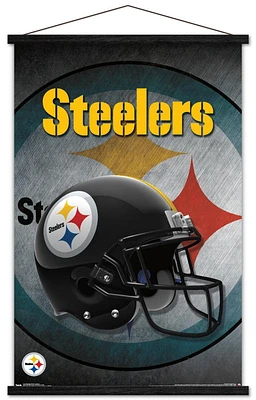 NFL Pittsburgh Steelers - Helmet 16 Wall Poster, 22.375" x 34"