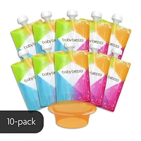 Pochettes réutilisables faciles à remplir et à nettoyer de Baby Brezza, pour la nourriture de bébé