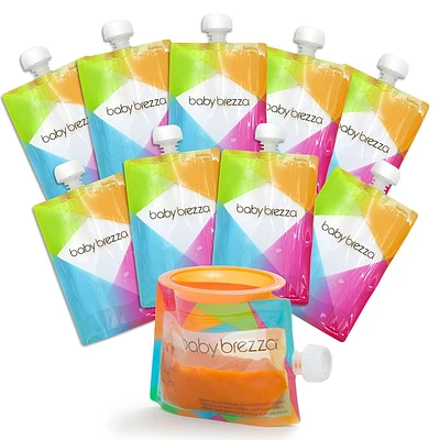 Pochettes réutilisables faciles à remplir et à nettoyer de Baby Brezza, pour la nourriture de bébé