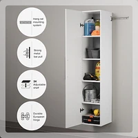 Prepac HangUps 15 inch Narrow Storage Cabinet