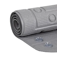 Duck Brand Safety Grip Tub Mat, 17 in x 36 in, Gray