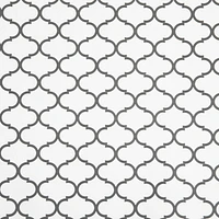 Easy Liner Contact Paper Adhesive Prints Shelf Liner, Gray Quatrefoil, 20in x 20ft,