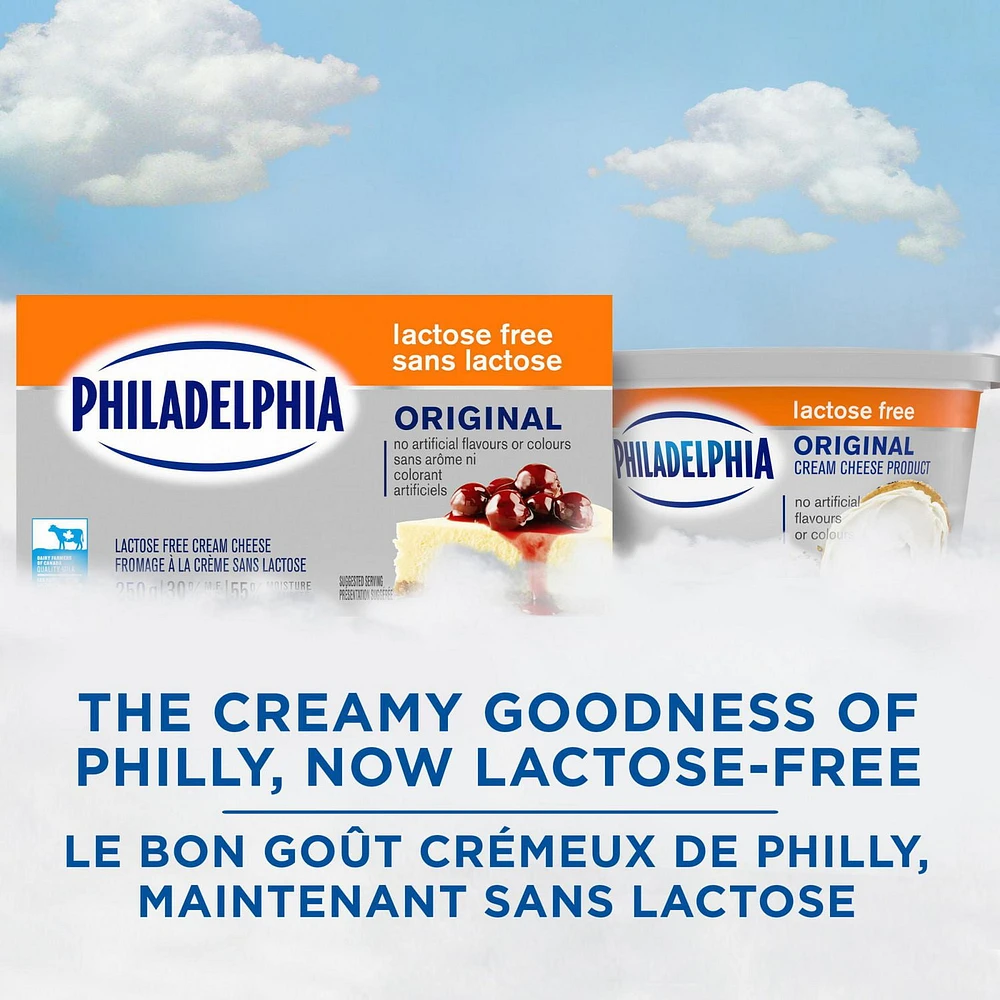 Philadelphia Original Cream Cheese, Lactose Free, 250g