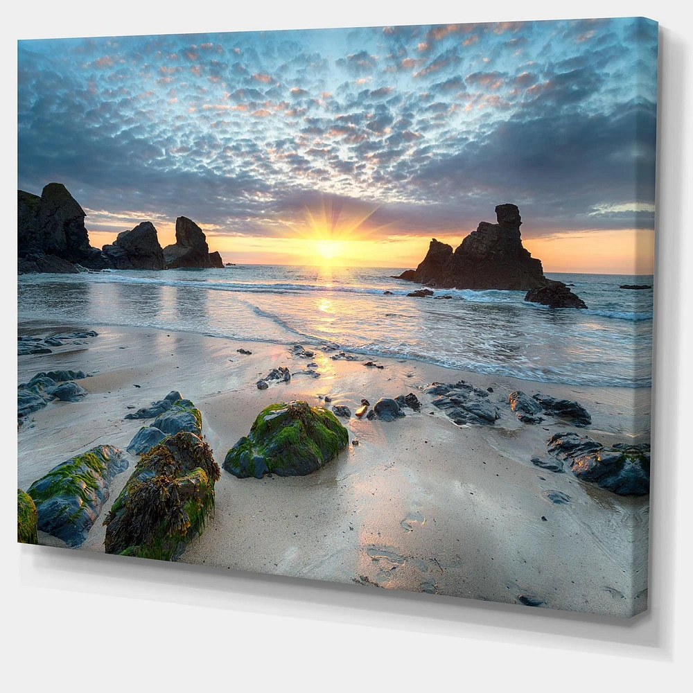 Designart Beautiful Porthcothan Bay Canvas Wall Art