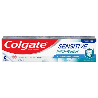 Dentifrice Colgate Sensitive Pro-Relief + Blanchissant doux 120 ml