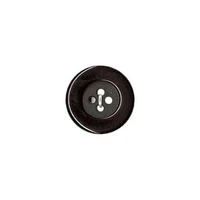 LaVogue La Vogue 23 mm 4-Hole Button - Black, La Vogue buttons and closures offer you the most fashionable and contemporary assortment of styles and colours.