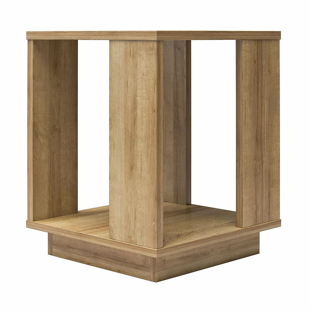 Ameriwood Home Knowle Contemporary Side Table, Natural