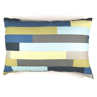 Homeport Multi Coloured Lines Decorative Pillow