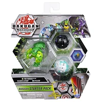 Bakugan Starter Pack 3-Pack, Tretorous Ultra, Armored Alliance Collectible Action Figures