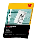 Kodak Photo Paper, 8.5" x 11", 50 Sheets, Matte