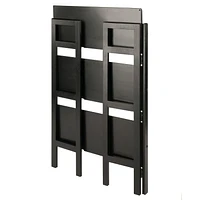 Torino 3-PC Set Folding Bookcase w/ Fabric Basket