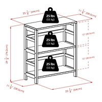 Winsome Torino 3pc Storage Set with Baskets