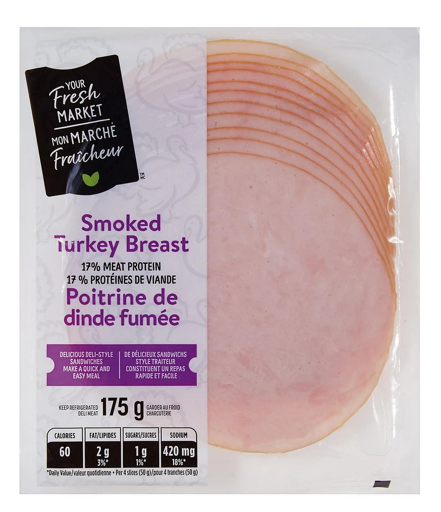 Your Fresh Market Smoked Turkey Breast, 175 g