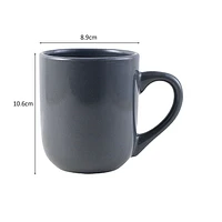 Mainstays Glazed Grey Stoneware 12 - Ounces Mug, Color glaze with stoneware